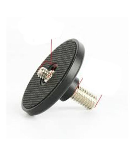 Monopod round plate and screw for single monopod