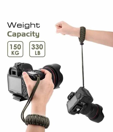 Camera wrist and hand strap for all dslr and mirrorless cameras with thin rope quality