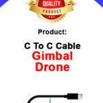 type c to c cable for gimbal and drone